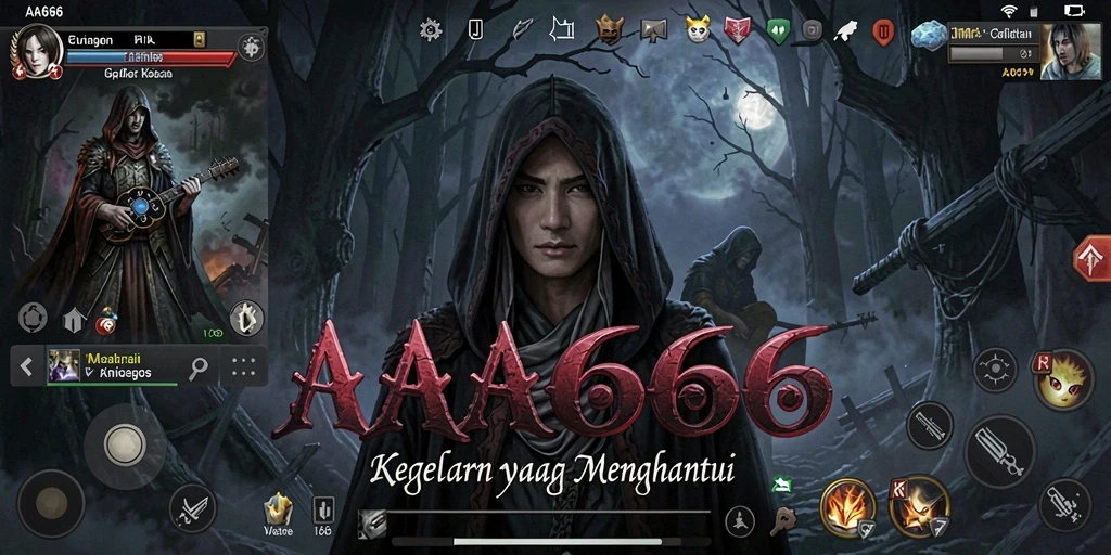 Gameplay menegangkan AA666 dengan suasana Horror yang mencekam.