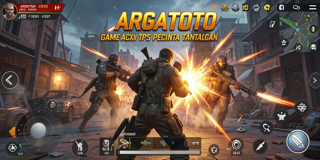 Tampilan gameplay seru dalam ARGATOTO dengan aksi menyenangkan.