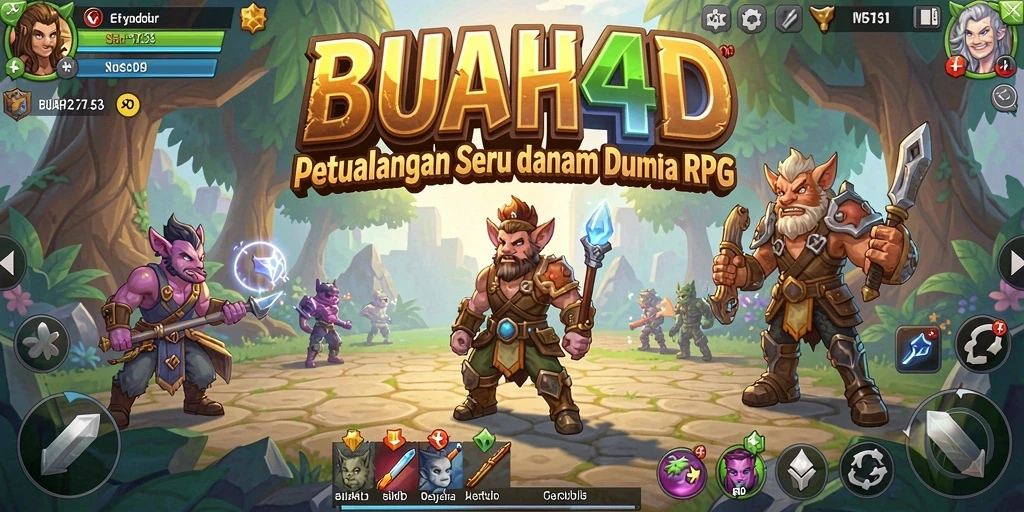 Gameplay BUAH4D yang mengasyikkan dan menantang dalam dunia RPG.