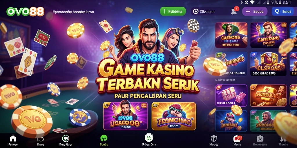 Tampilan gameplay Kasino yang menarik dan interaktif.
