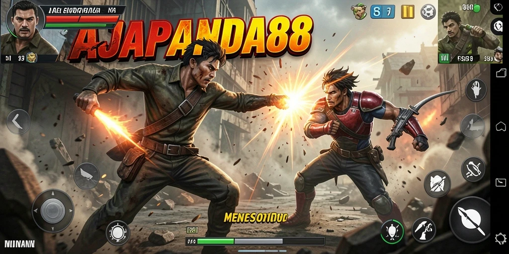 Tampilkan gameplay Action yang mendebarkan dalam RAJAPANDA88.