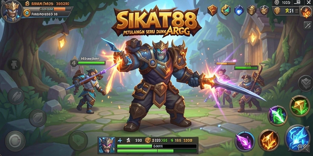 Tampilan gameplay ARPG SIKAT88 yang mengasyikkan dan penuh aksi.