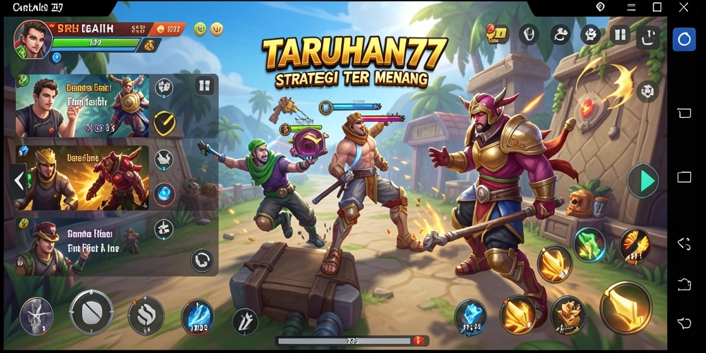Tampilan gameplay menantang dari TARUHAN77 yang memerlukan perencanaan strategis.