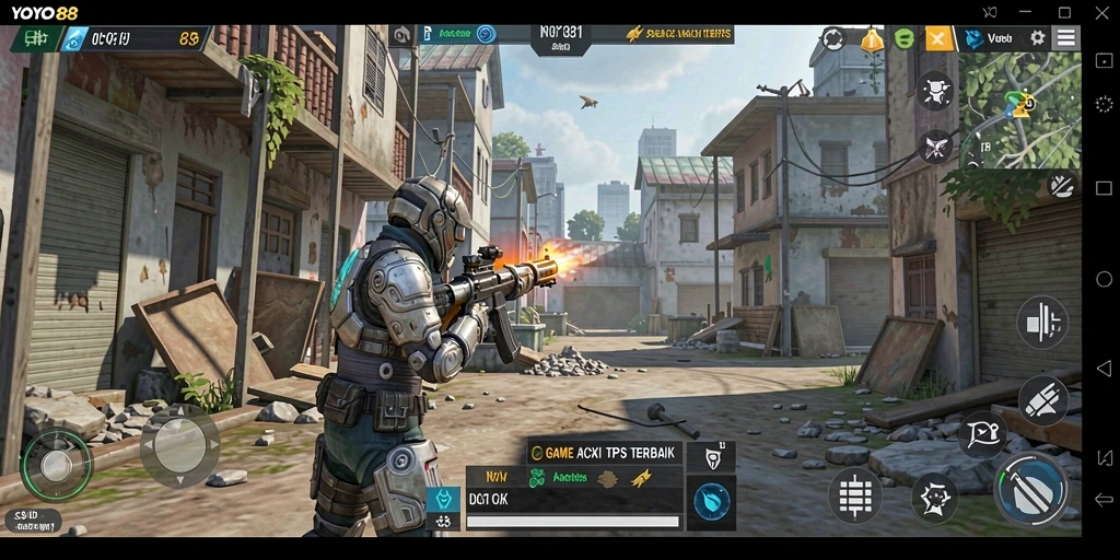 Gameplay intens dengan pertempuran seru di YOYO88.